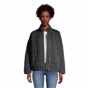 Women's Grey Quilted Jacket